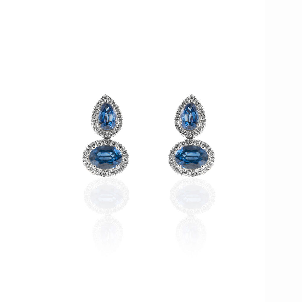 Sapphire Duo Earrings