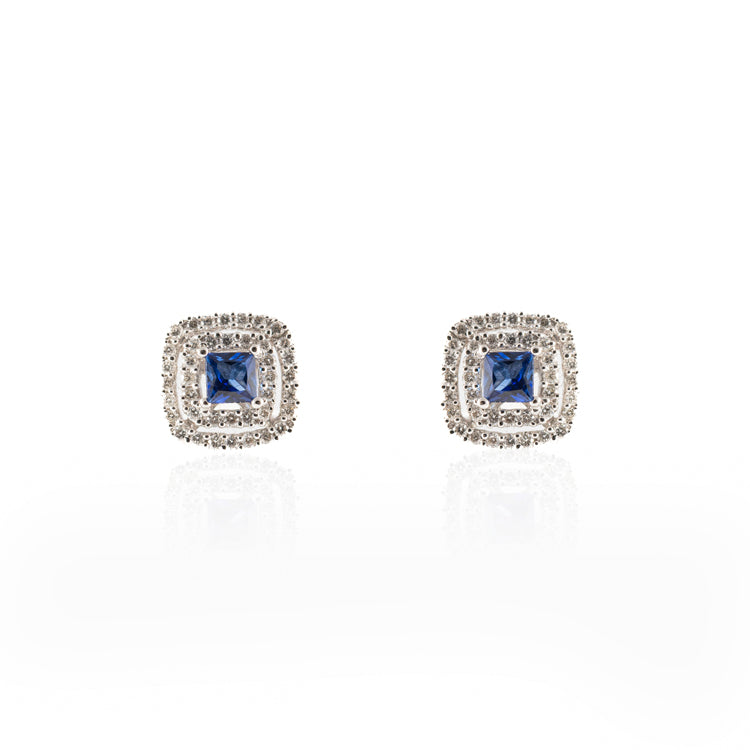 Princess Sapphire Studs