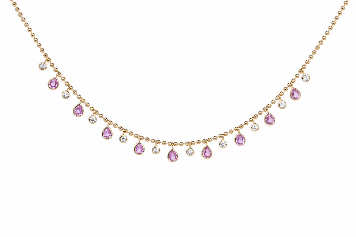 Dancing Diamond Necklace