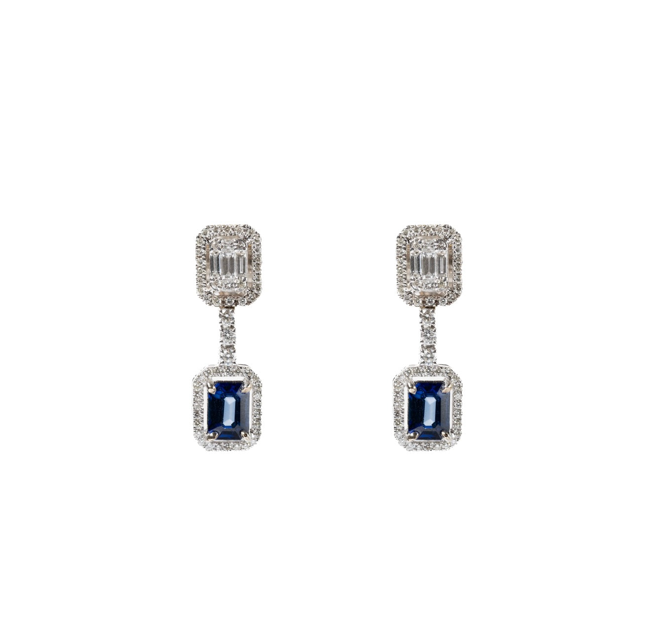 Detachable Sapphire Earrings
