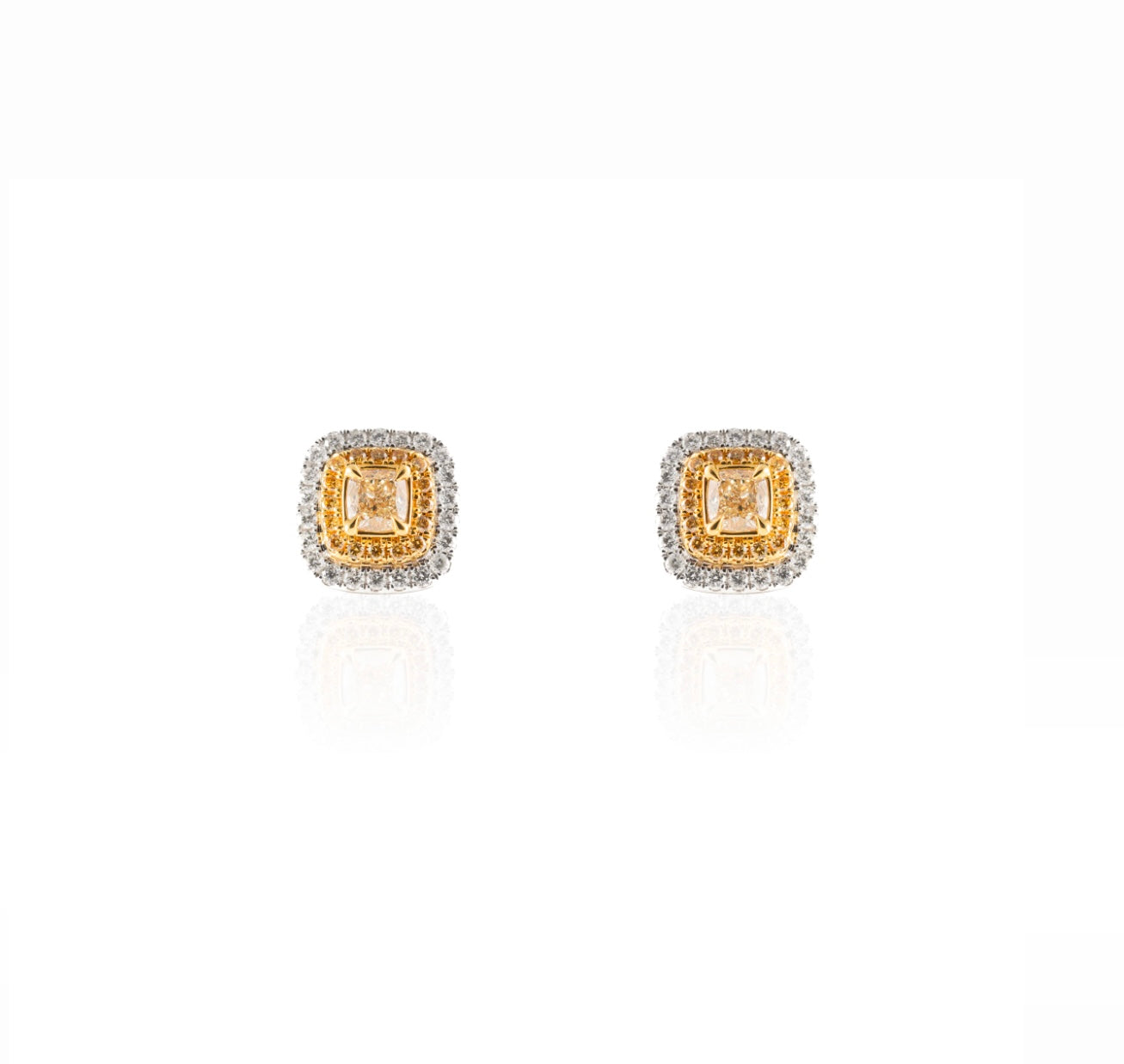 Fancy Yellow Medium Earrings