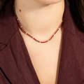 Ruby & diamonds necklace
