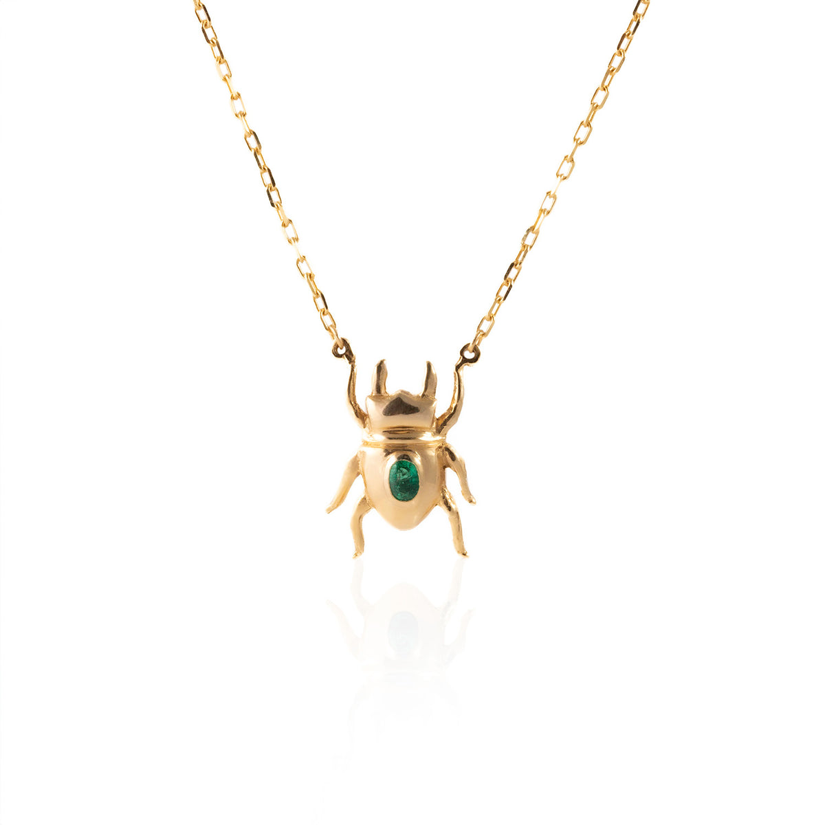 Beetle necklace