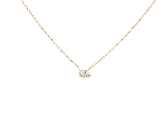 Mini toi et moi necklaces