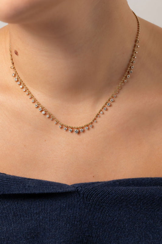 The Dancing Tennis Necklace