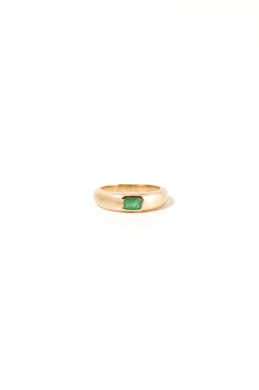 Pinky Emerald Ring