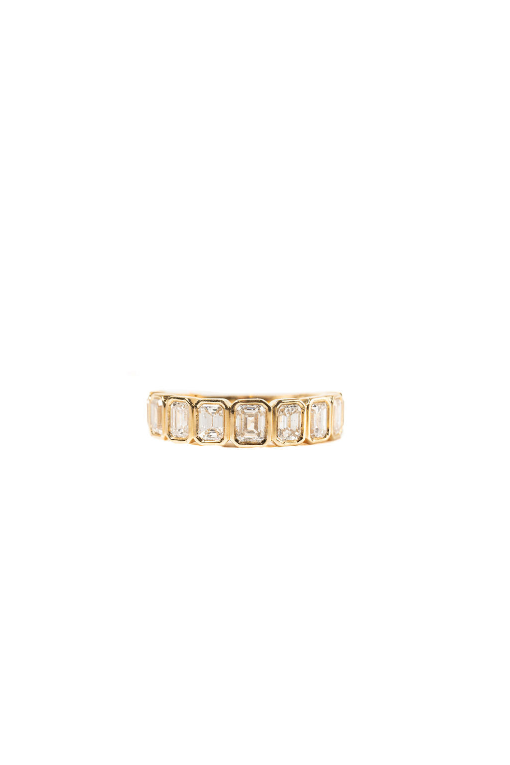 Bezel Emerald Ring