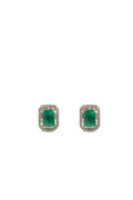 Emerald Detachable Earrings