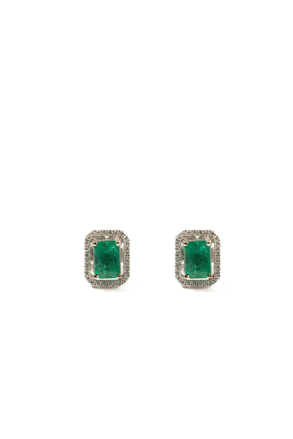 Emerald Detachable Earrings