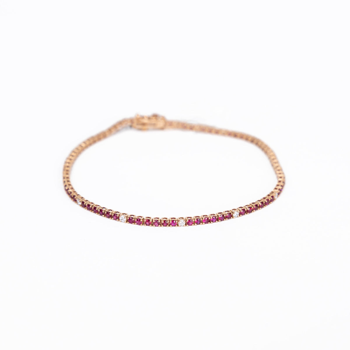 Pulsera TENNIS BRACELET RUBIES AND DIAMONDS LARGE