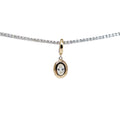Dije OVAL DOUBLE BESSEL