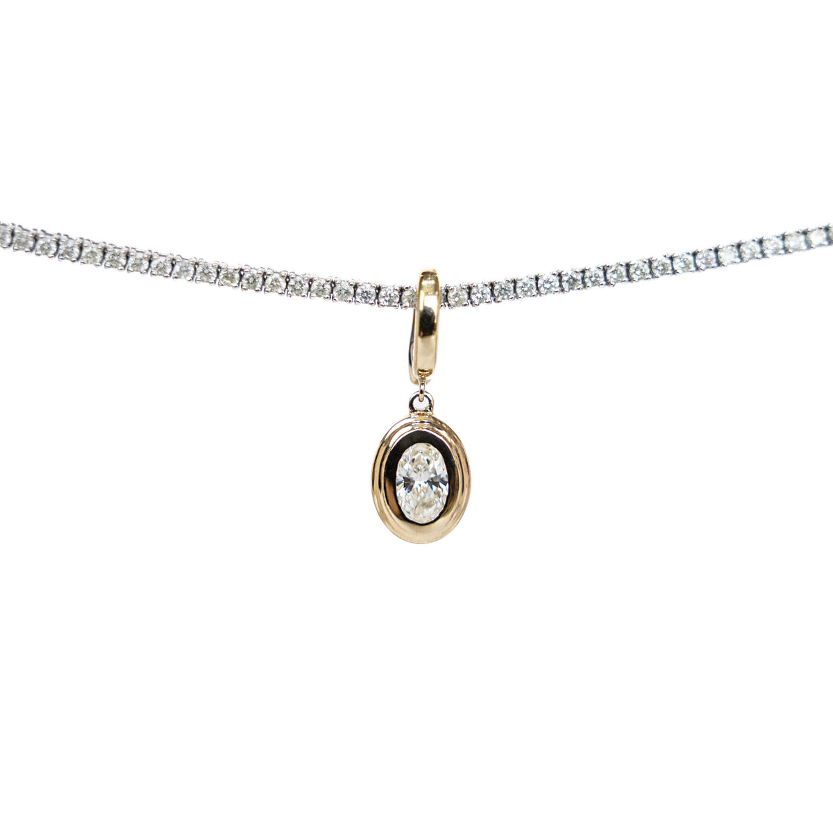 Dije OVAL DOUBLE BESSEL