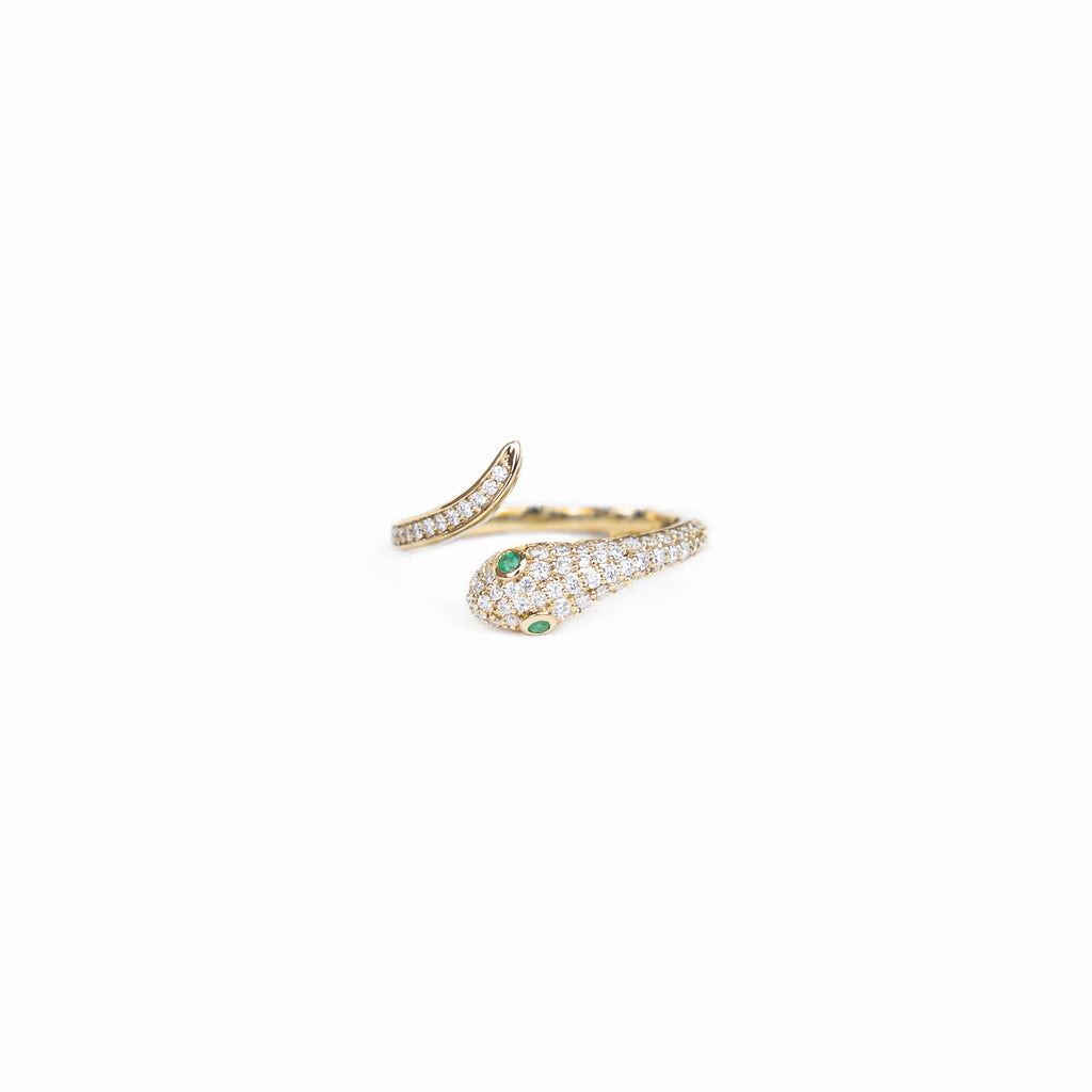 Anillo DAINTY PAVE VIBORA