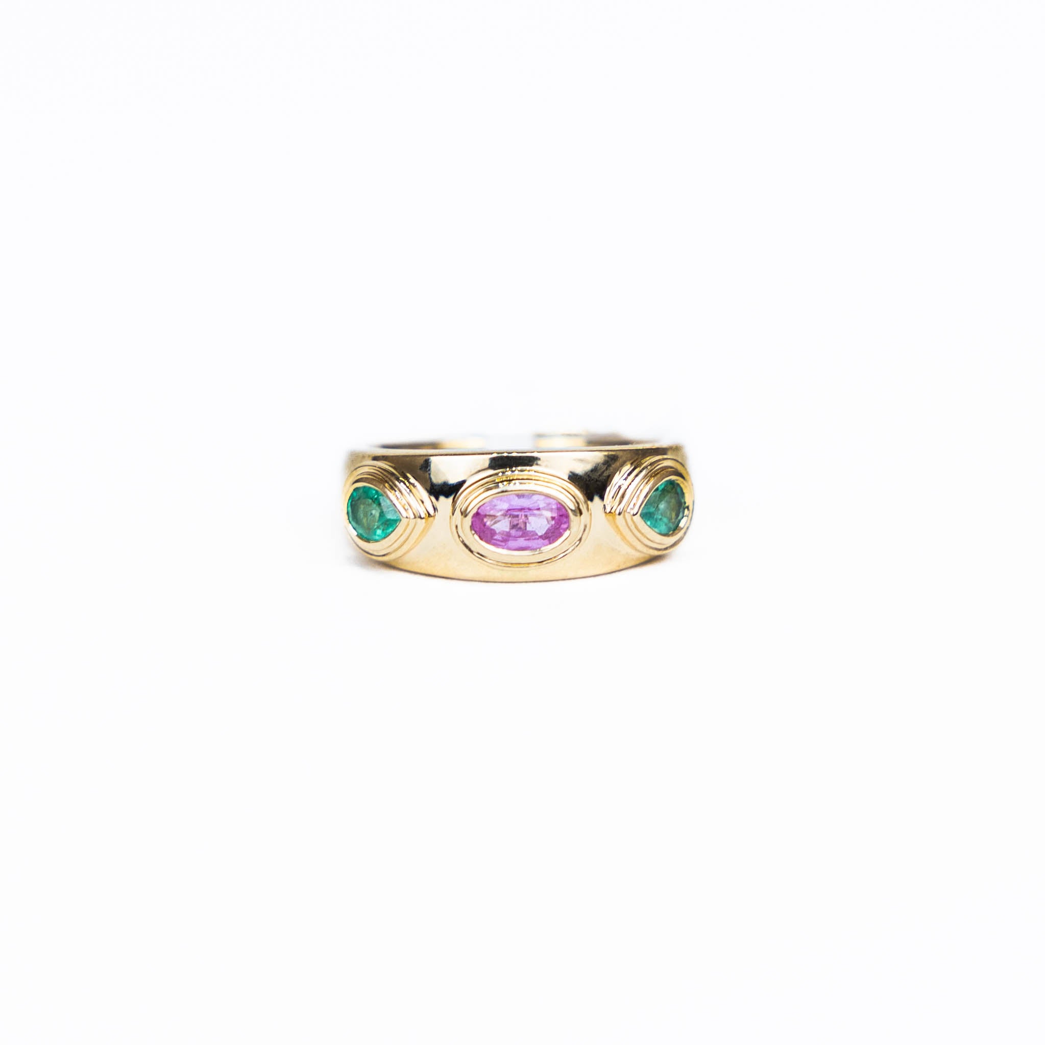 Anillo PINKY RING WONDER COLORED STONE