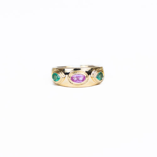 Anillo PINKY RING WONDER COLORED STONE